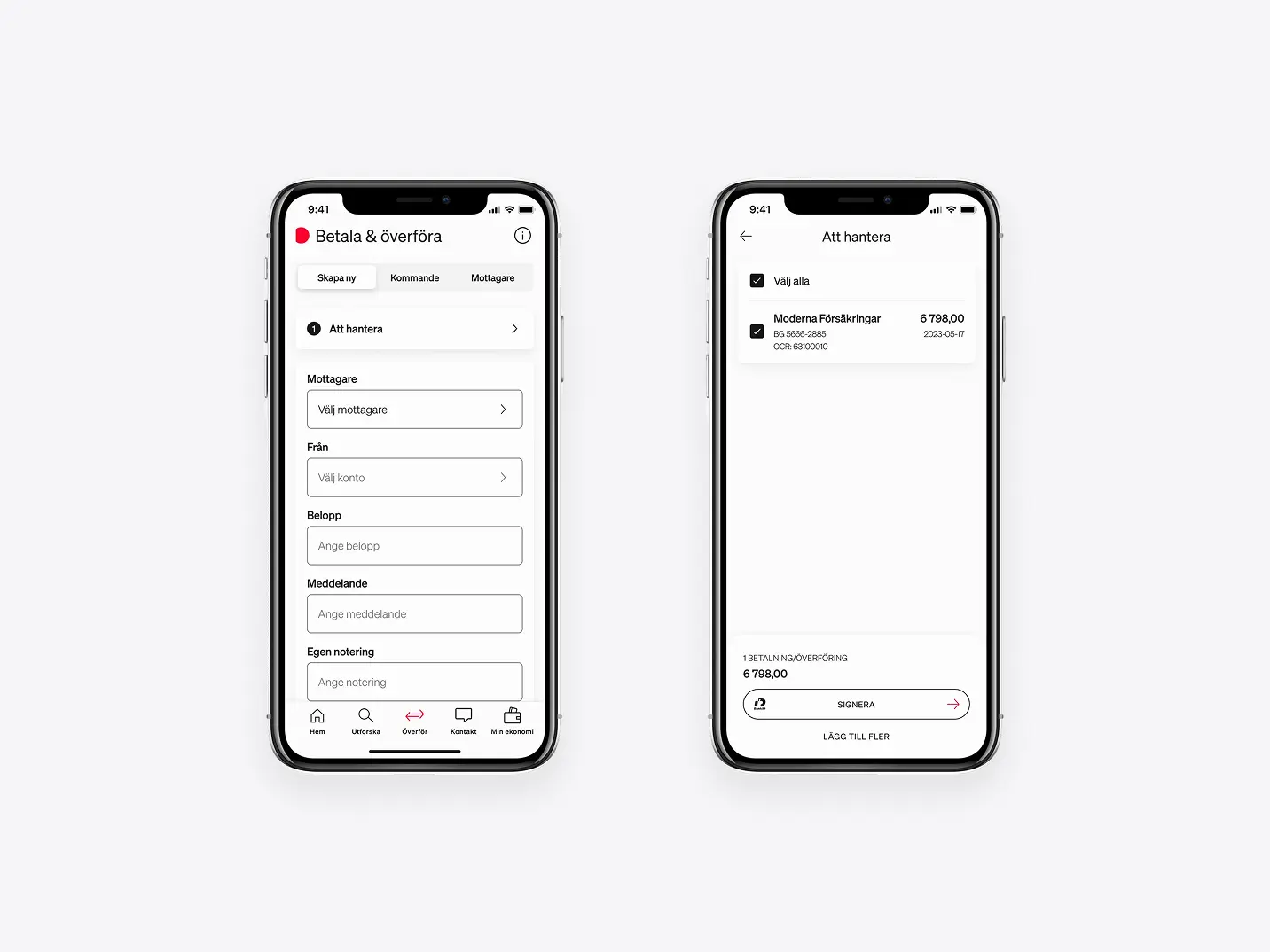Mobile UI refinements