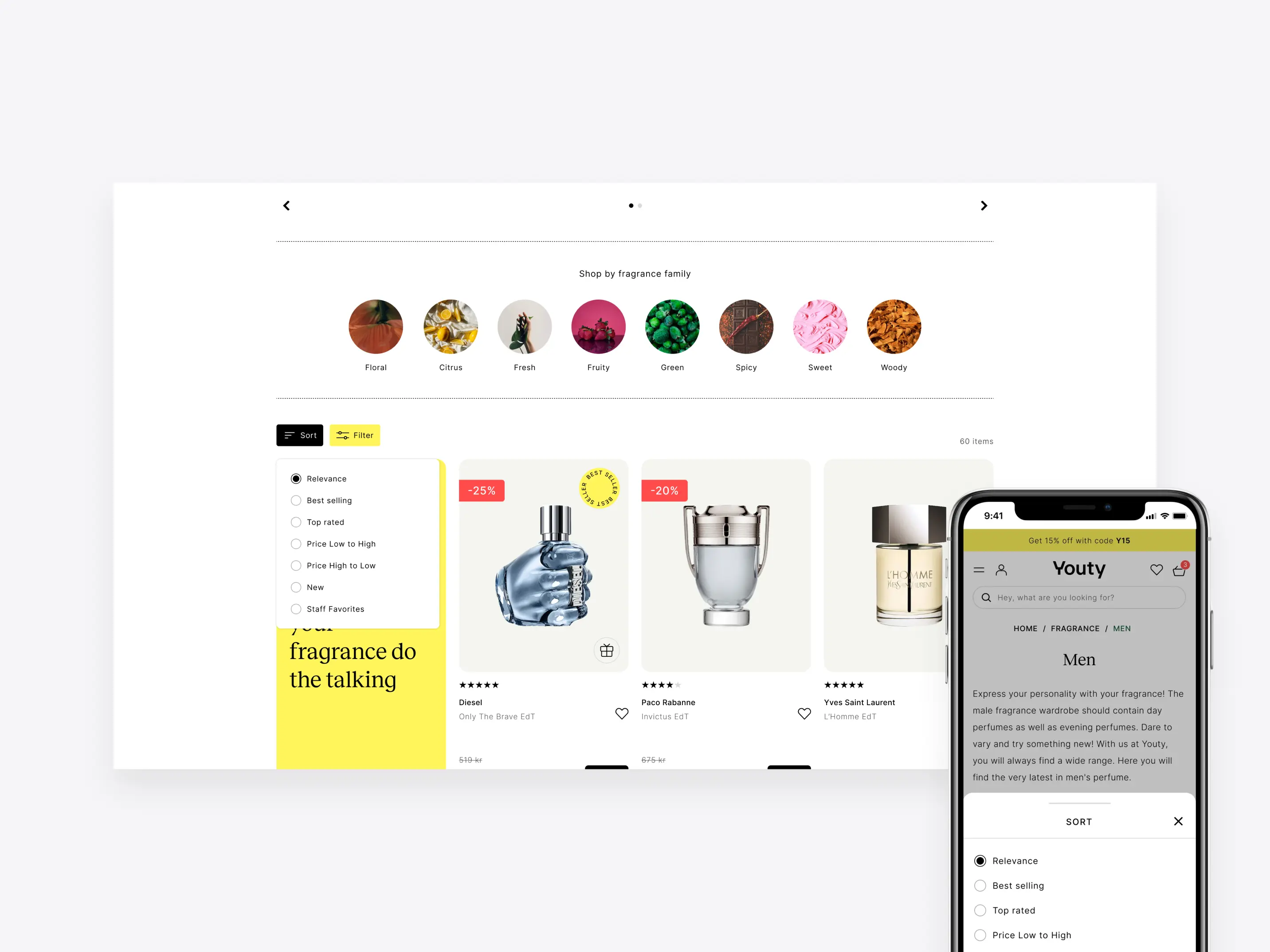 Mobile browsing example