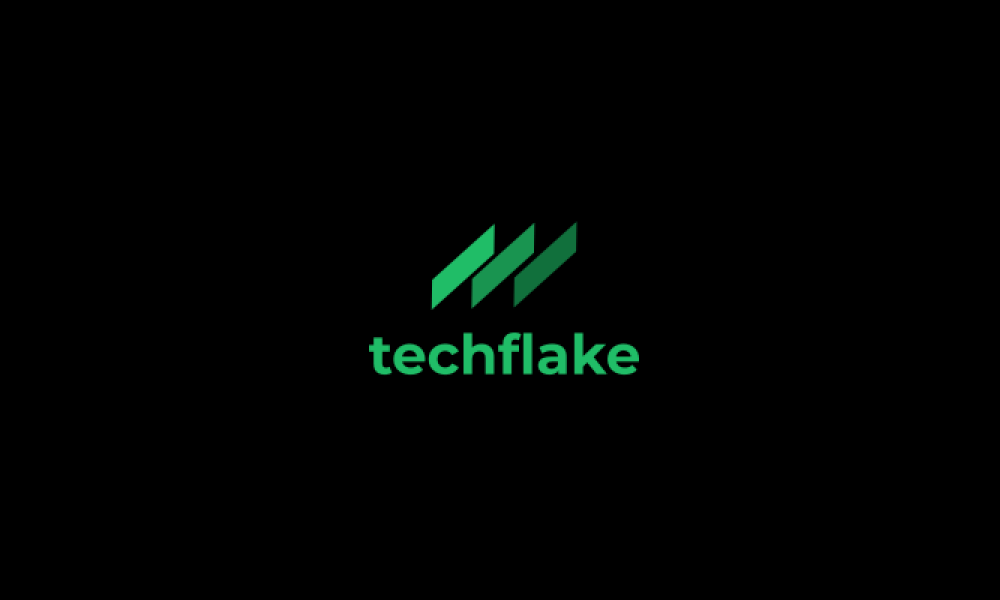 Techflake Logo White