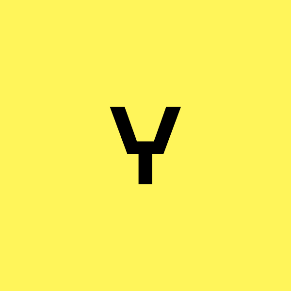 Youty Symbol Yellow